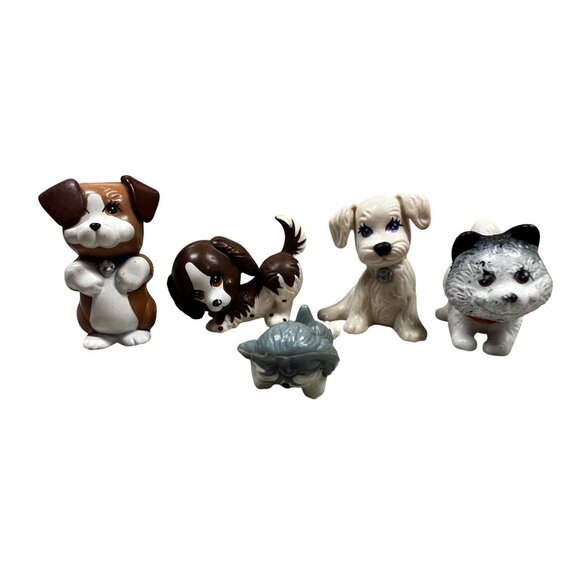 Littlest Pet Shop set‎ of 5 puppy dogs - Picture 1 of 6